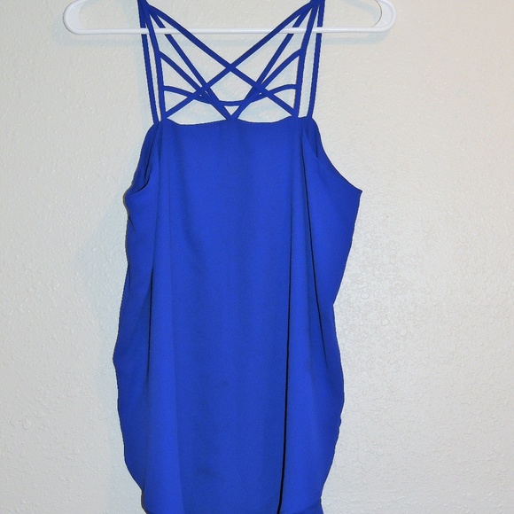 Express Tops - Royal Blue Express Barcelona Cami - Never Worn!